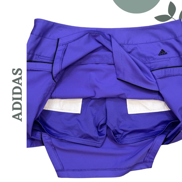 🛍️3/$40 Adidas ClimaCool Performance Skort | Purple Stretch Activewear | Size 12 - Picture 5 of 7